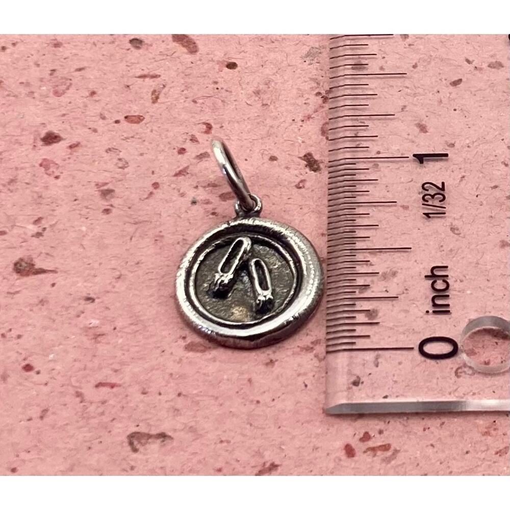 Waxing Poetic ballet slippers charm